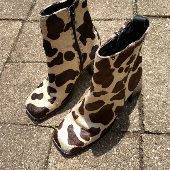 Vintage calf hair booties - Picture 3 of 5